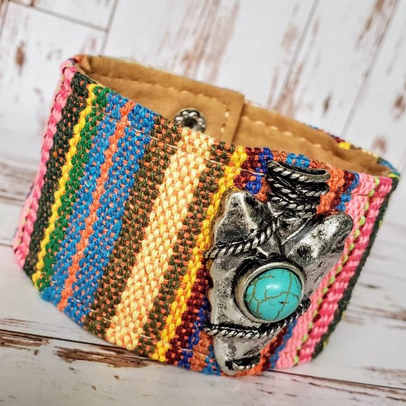 Colorful Southwest Boho Bracelet - Picture 3 of 6